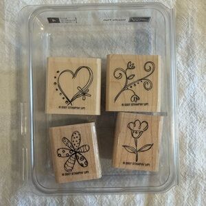 Stampin' Up! Doodle That Wooden Stamp Set